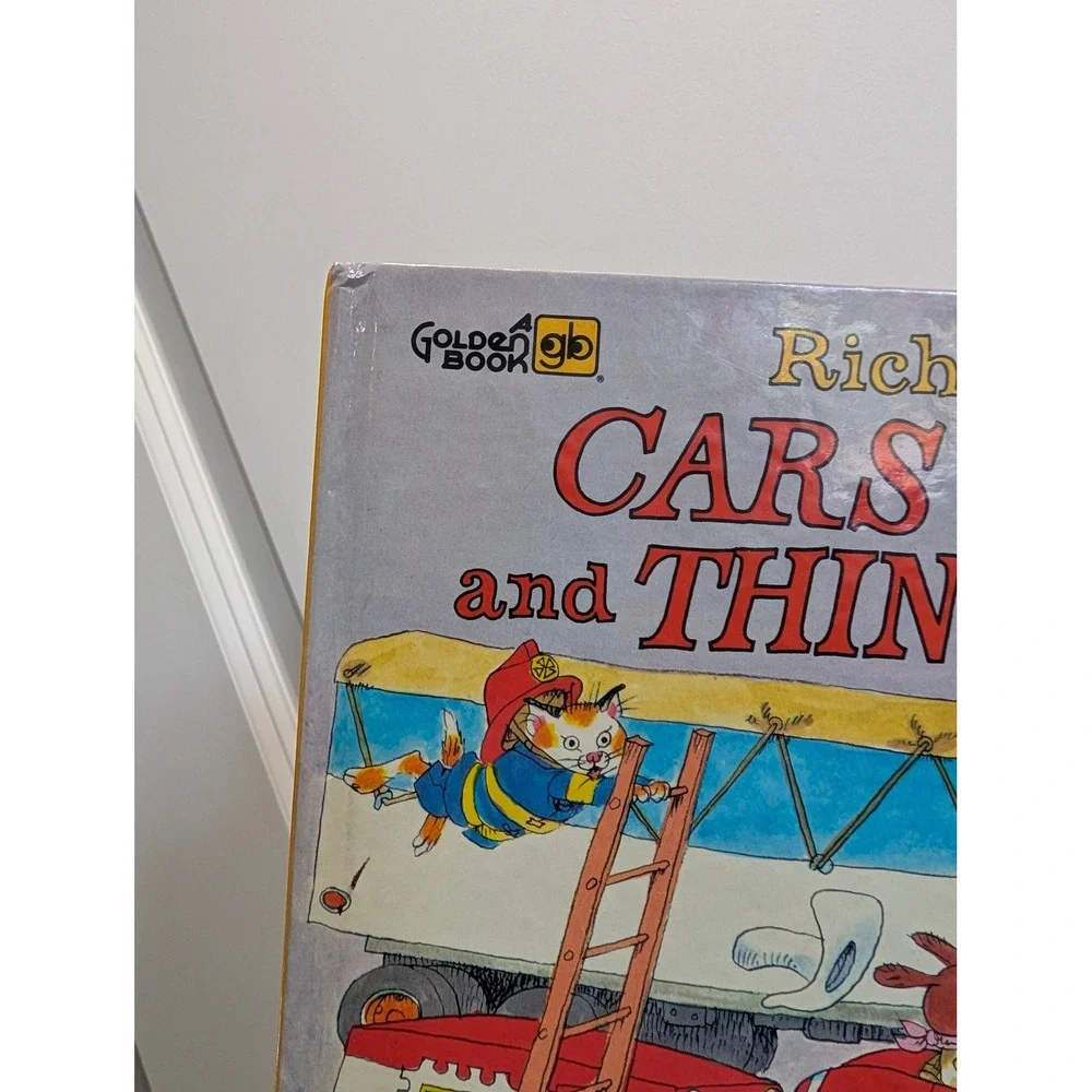 Richard Scarry's Cars and Trucks and Things That Go Golden Book Hardcover